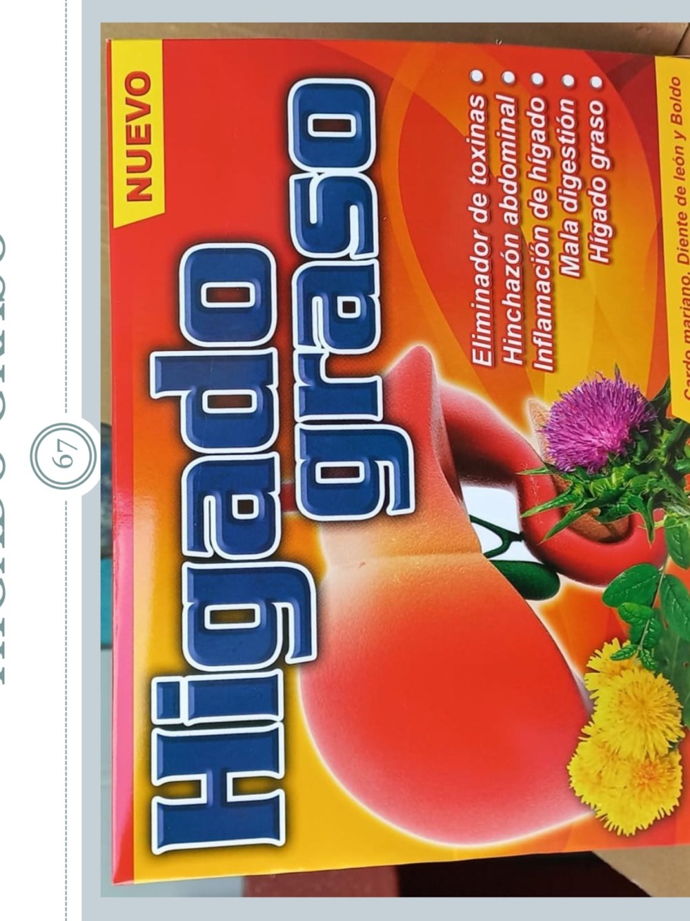 Herbal Supplement - Red and Orange